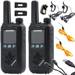 Walkie talkie baofeng bf-t17 radiotelefon kit talker 2pcs